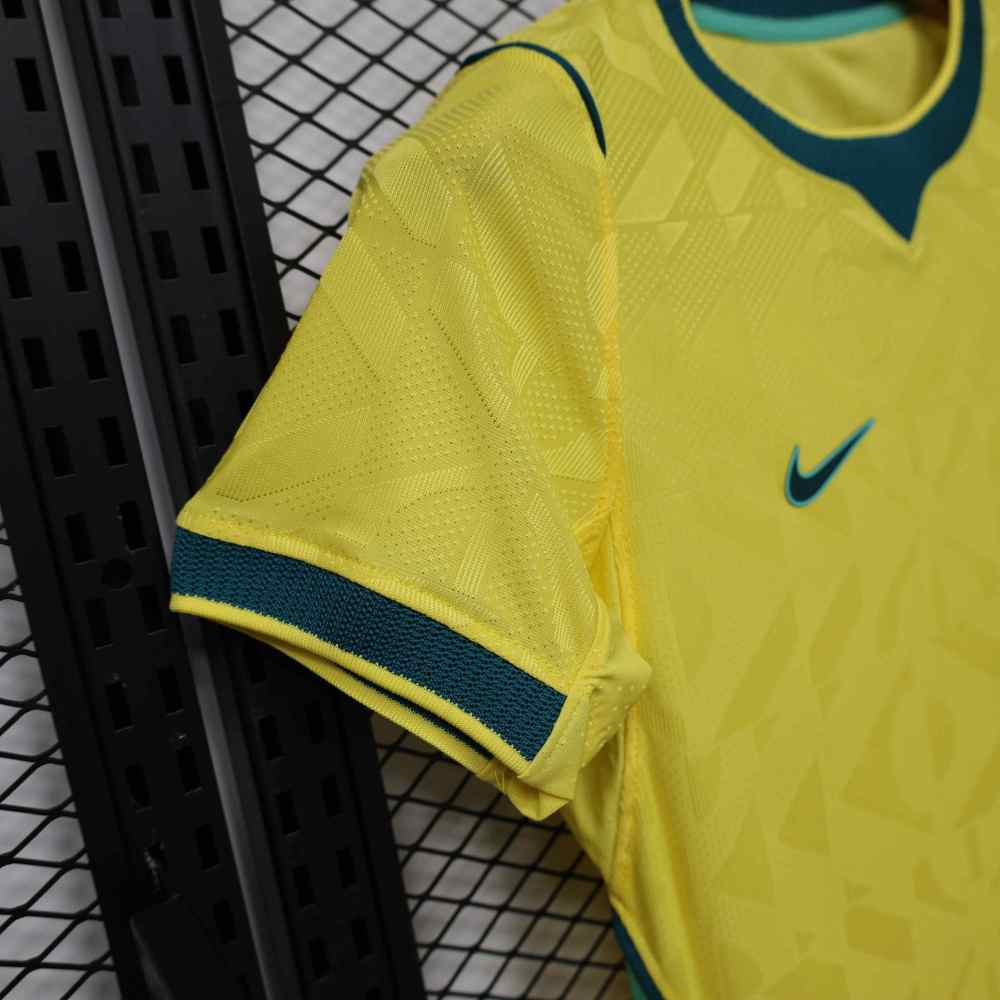 Brazil Authentic Soccer Jersey Women's Home Shirt World Cup 2026 - Player Version