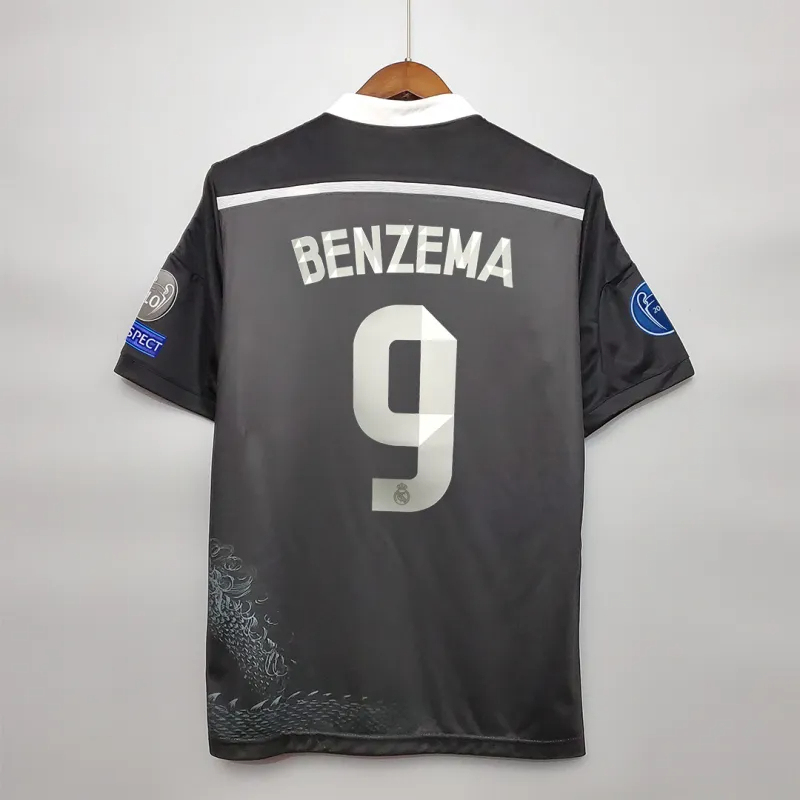 Real Madrid Retro Jersey Third Away Custom Soccer Shirt 2014/15