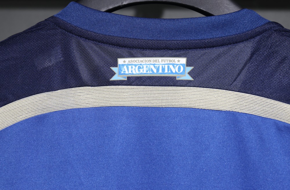 Argentina Retro Authentic Jersey Away Football Jersey World Cup 2014