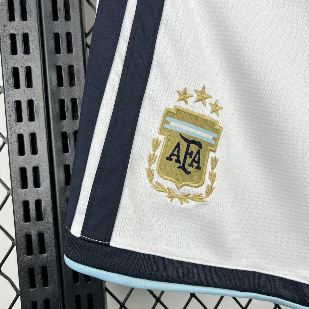 Argentina Soccer Jersey White Custom Shorts World Cup 2026