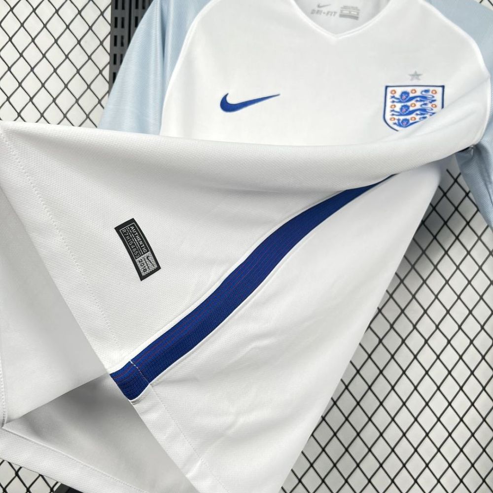 England Retro Football Jersey Home Custom Shirt 2016