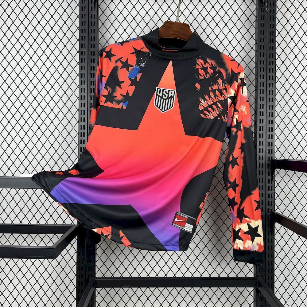 USA Soccer Jersey Goalkeeper Hollywood Long Sleeve Custom Shirt World Cup 2026