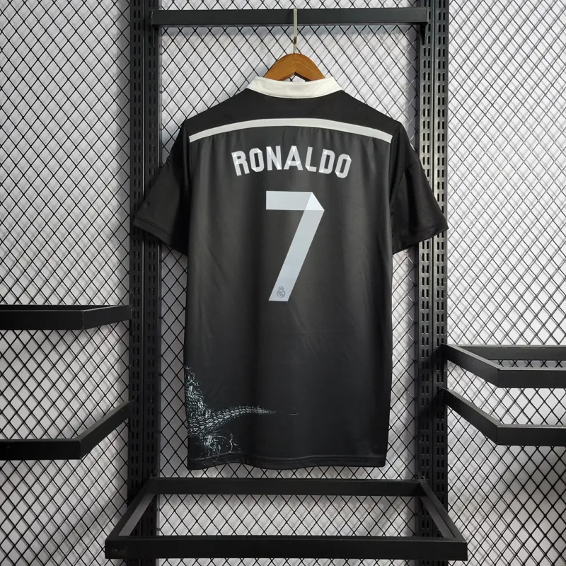 Real Madrid Retro Jersey Third Away Custom Soccer Shirt 2014/15
