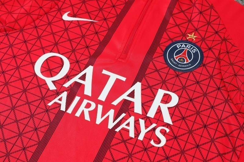 PSG Training Kit (Sweatshirt+Pants) Red 2025/26