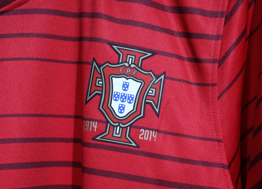 Portugal Retro Authentic Soccer Jersey Home Shirt World Cup 2014