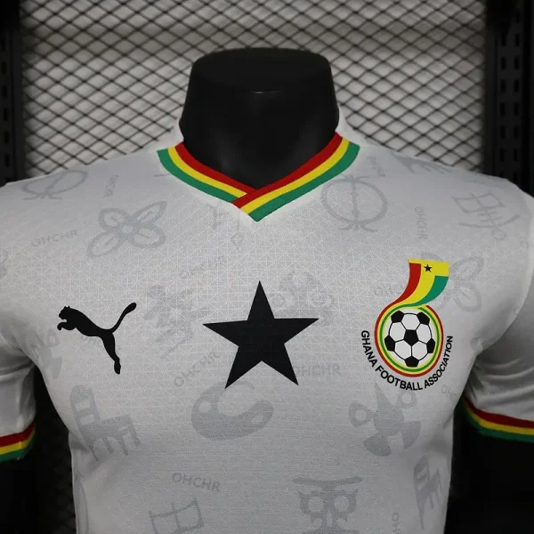 Ghana Authentic Soccer Jersey Home Shirt World Cup 2024-25