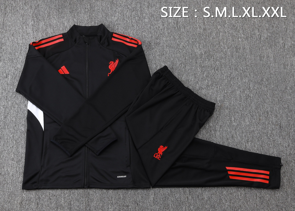 Liverpool Training Kit (Jacket+Pants) Black 2025/26