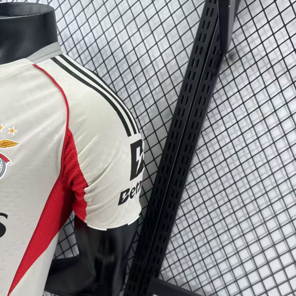 Benfica Authentic Soccer Jersey Away Shirt 2025/26