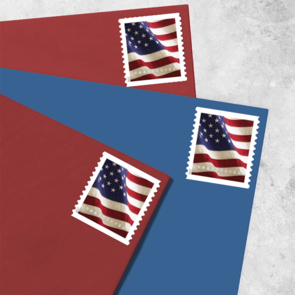2017 US Flags Rolls Forever First Class Postage Stamps