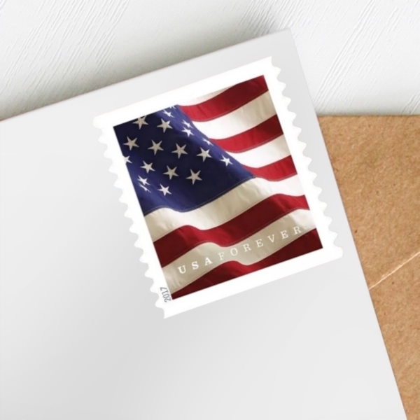 2017 US Flags Rolls Forever First Class Postage Stamps