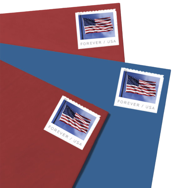 2019 US Flags Forever First Class Postage Stamps