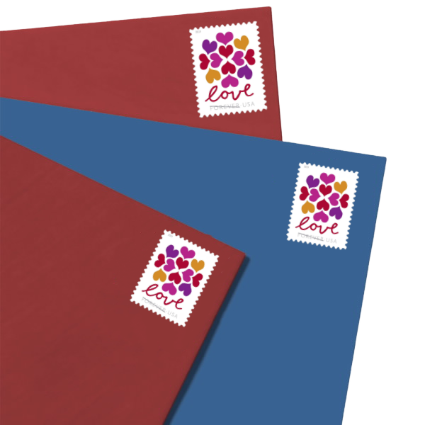 2019 Love Heart Blossoms Forever First Class Postage Stamps