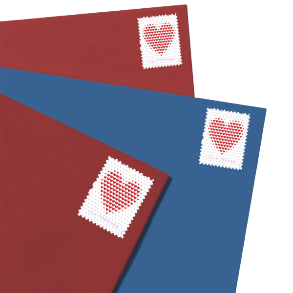 2020 Made of Hearts Forever First Class Postage Stamps