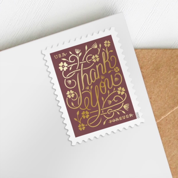 2020 Thank You  Forever First Class Postage Stamps