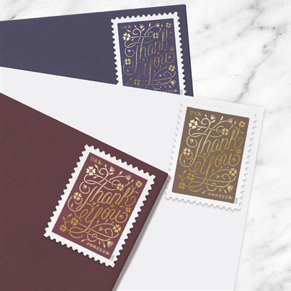 2020 Thank You  Forever First Class Postage Stamps