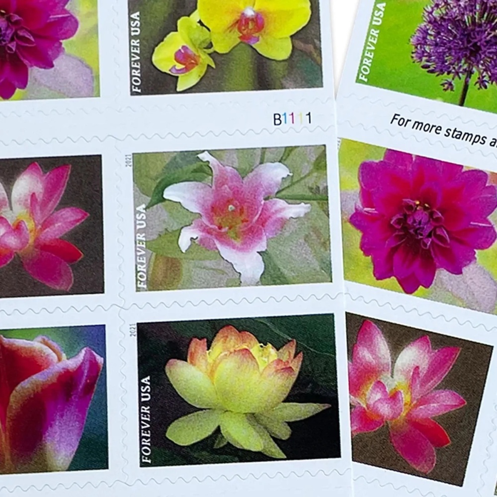 2021Garden Beauty Forever First Class Postage Stamps