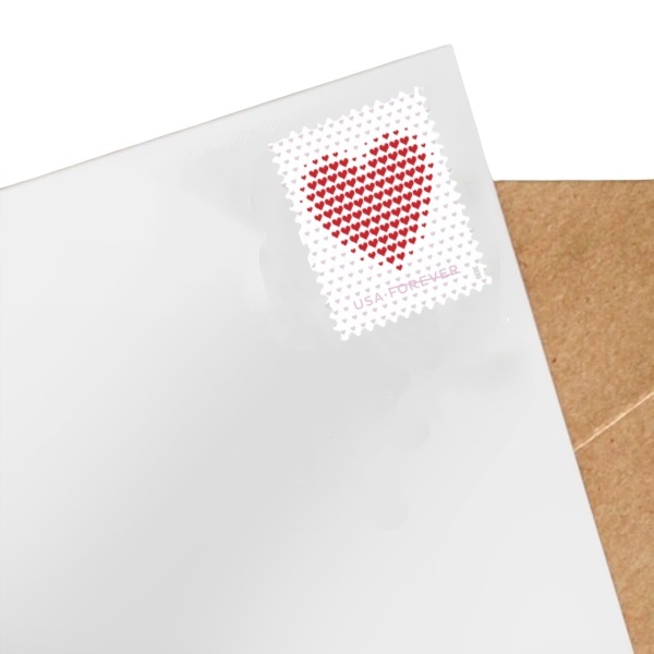 2020 Made of Hearts Forever First Class Postage Stamps