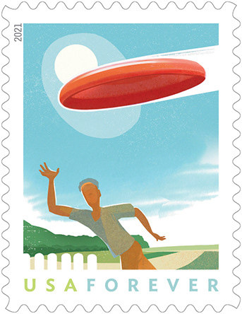 2021 Backyard Games Forever First Class Postage Stamps