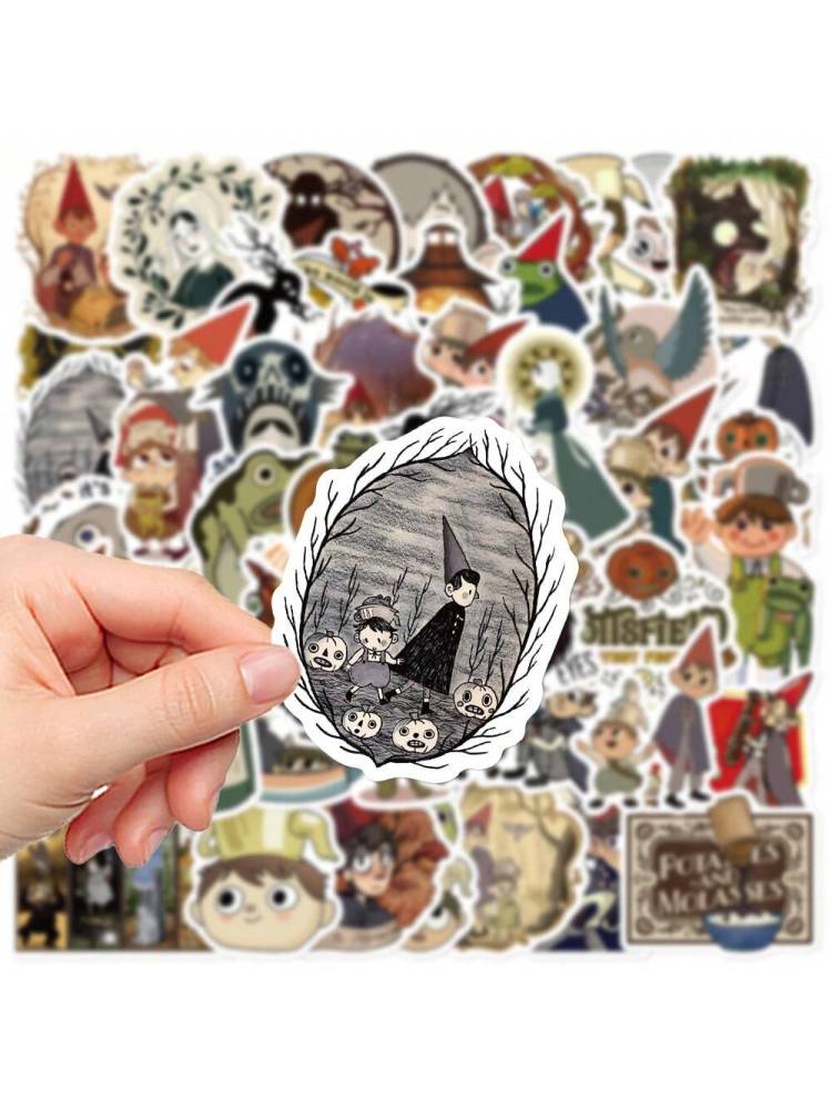 Over The Garden Wall Character Stickers - Waterproof, Matte Finish For Guitars, Skateboards