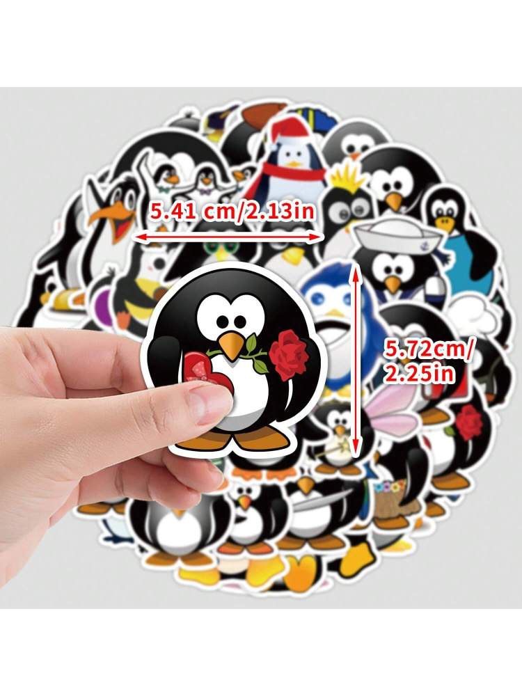 Cute Cartoon Penguins Rabbit Craft Supplies & Stickers, Winter New Year Christmas Easter Graffiti