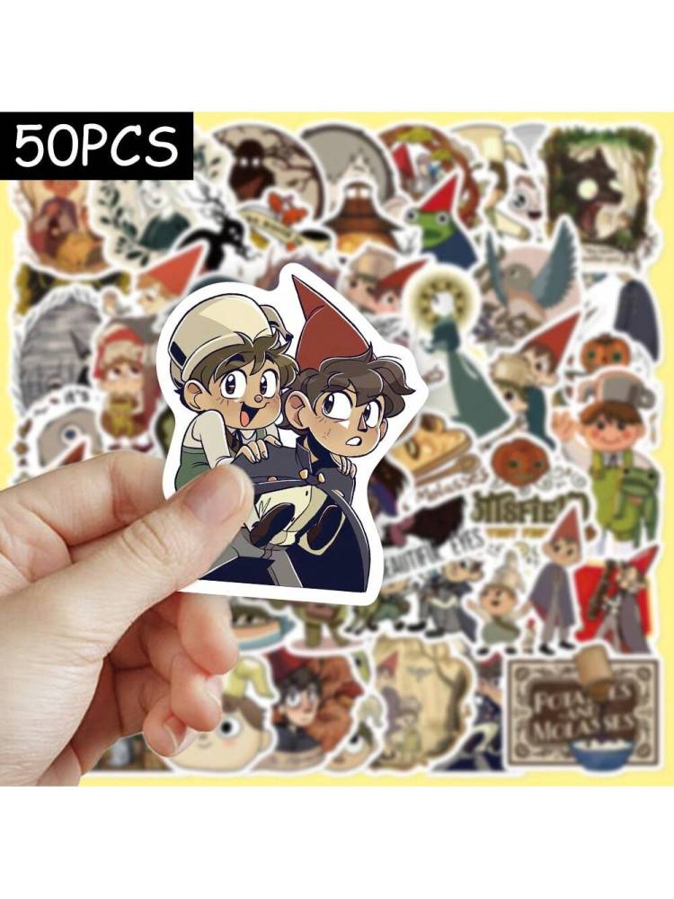 Over The Garden Wall Character Stickers - Waterproof, Matte Finish For Guitars, Skateboards
