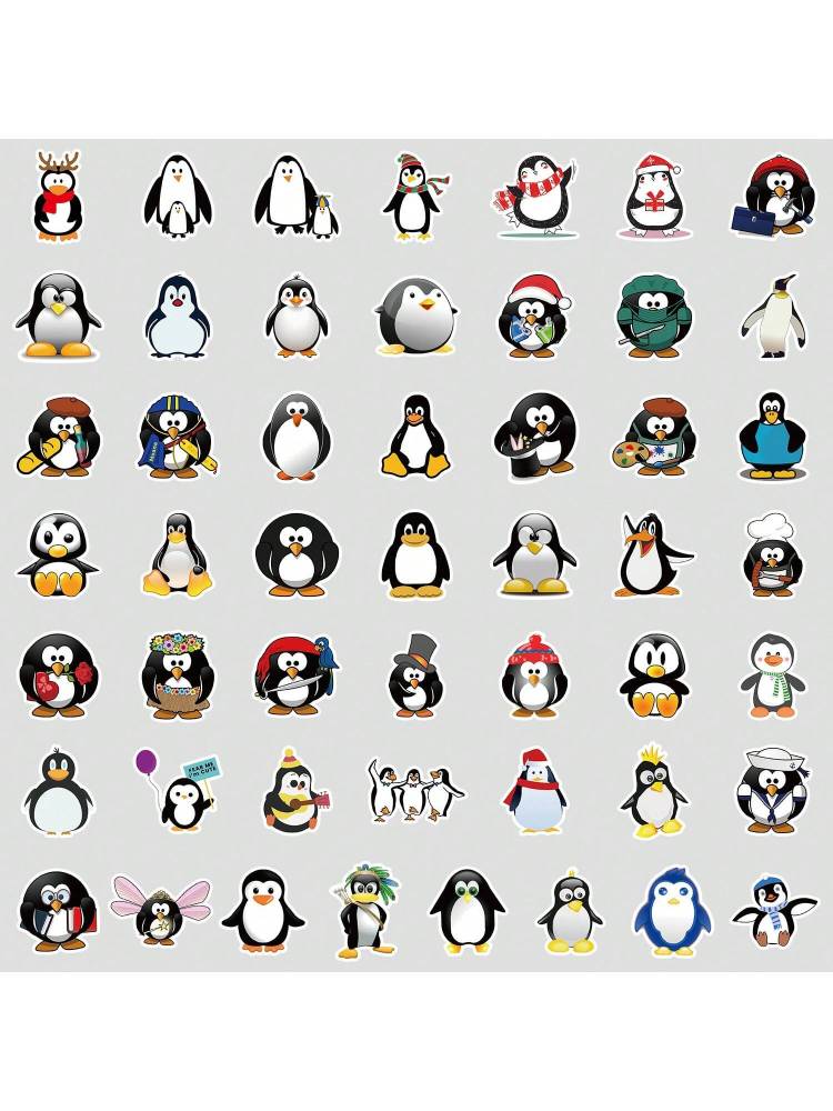 Cute Cartoon Penguins Rabbit Craft Supplies & Stickers, Winter New Year Christmas Easter Graffiti