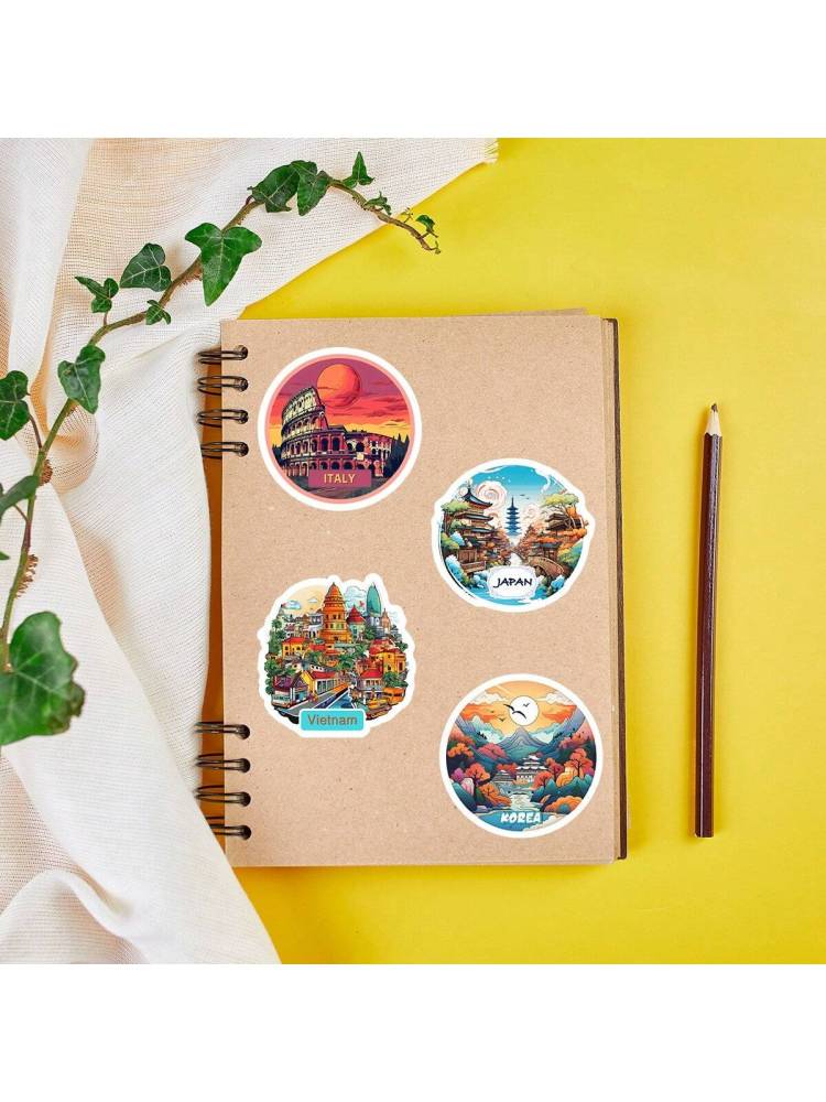 Travel Stickers Outdoor Stickers Nature Stickers Country Stickers World Stickers Vintage Stickers Aestheti