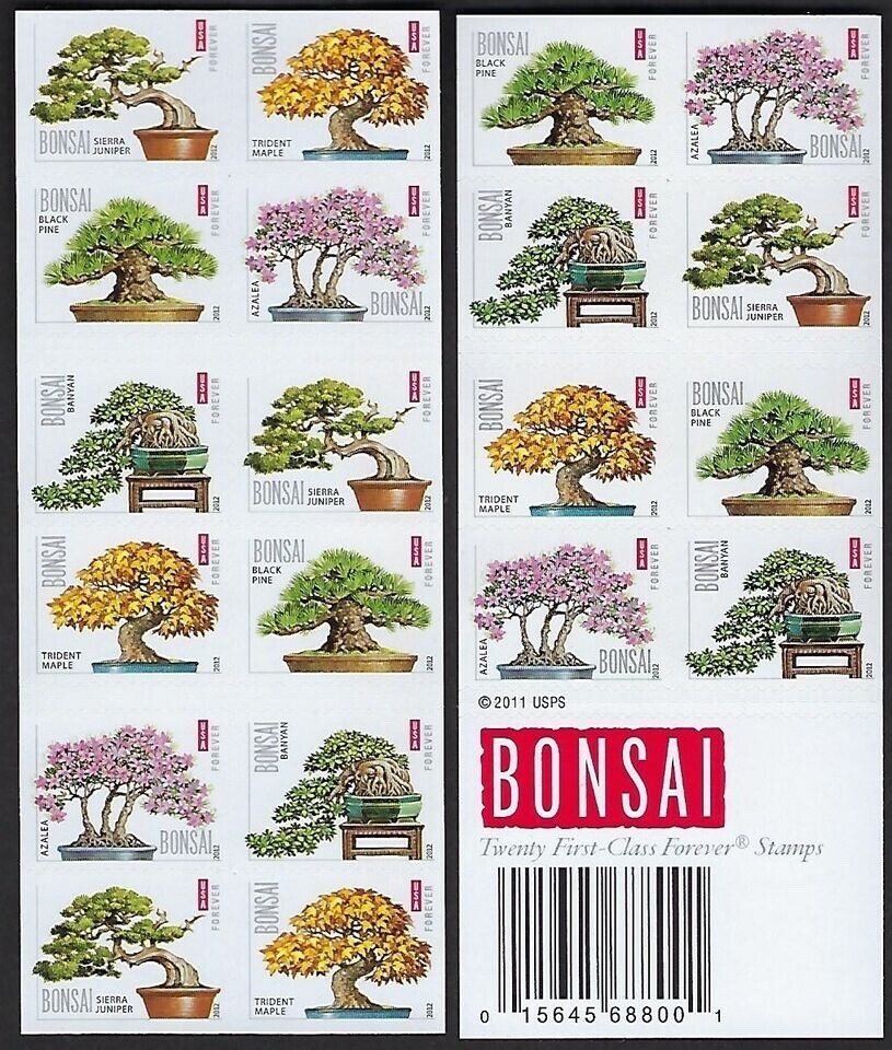 2012 Bonsai Tree Forever First Class Postage Stamps