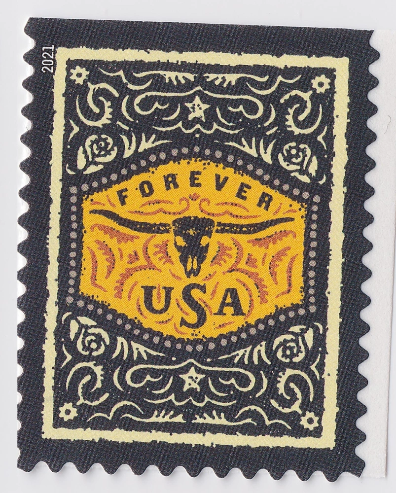 2021 Western Wear Shirt Forever First Class Postage Stamps