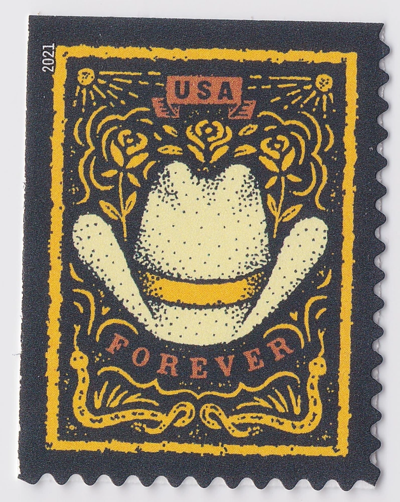 2021 Western Wear Shirt Forever First Class Postage Stamps