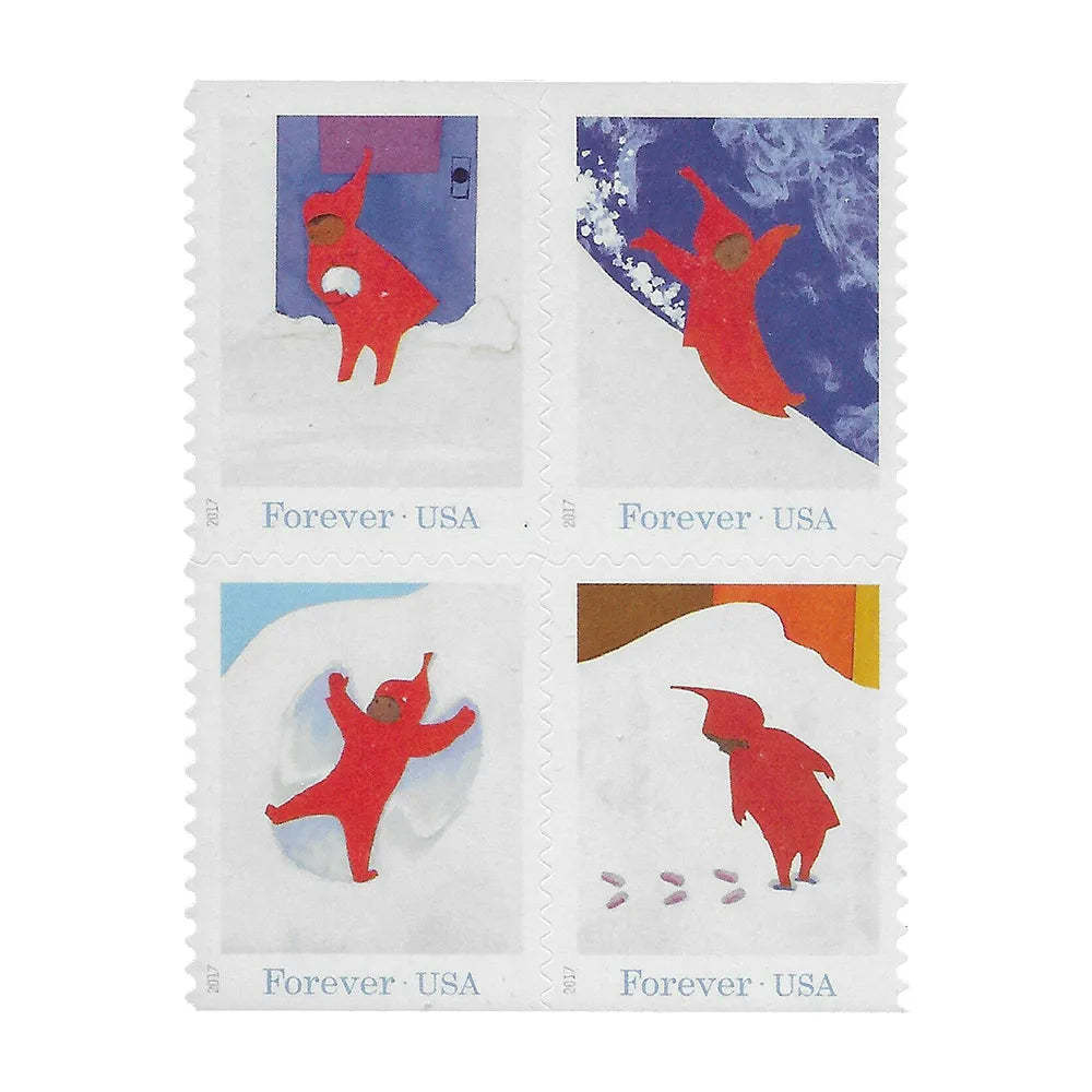 2017 Snowy Day Forever First Class Postage Stamps