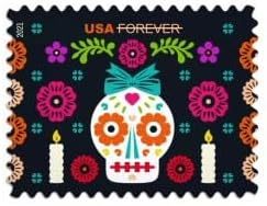 2021 Day of the Dead Forever First Class Postage Stamps