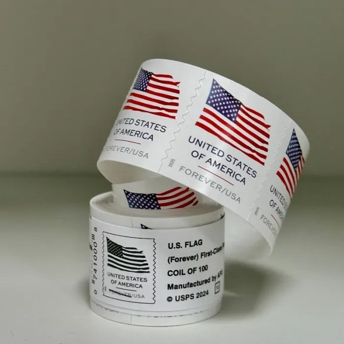 2025 US Forever Flag Rolls Forever First Class Postage Stamps