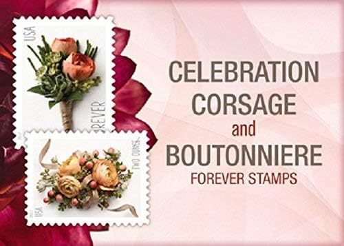 2017 Celebration Boutonniere Forever First Class Postage Stamps