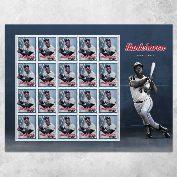 2024 Hank Aaron Forever First Class Postage Stamps