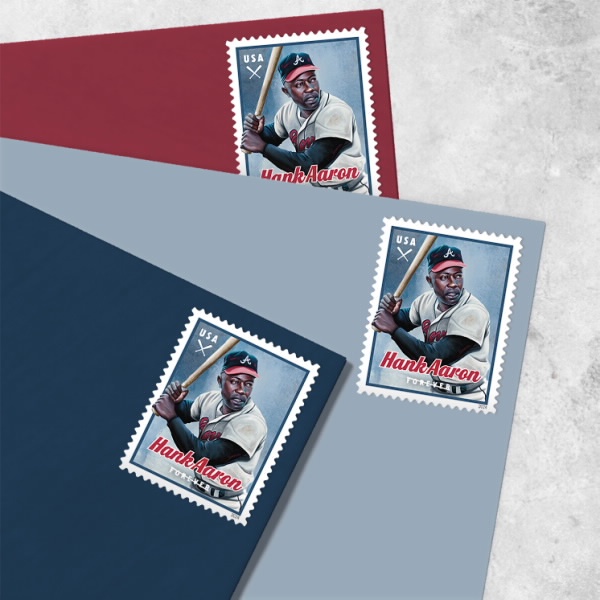 2024 Hank Aaron Forever First Class Postage Stamps