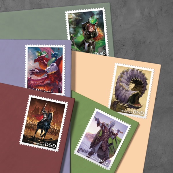 2024 Dungeons & Dragons Forever First Class Postage Stamps