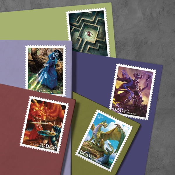 2024 Dungeons & Dragons Forever First Class Postage Stamps