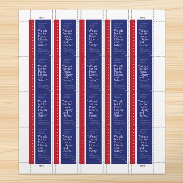 2024 First Continental Congress Forever First Class Postage Stamps