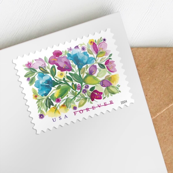 2024 Celebration Blooms Forever First Class Postage Stamps