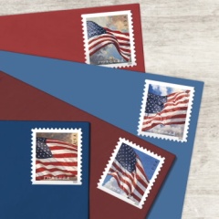 2024 Permanent Flag Rolls Forever First Class Postage Stamps