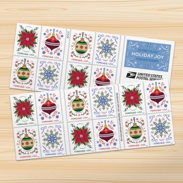 2024 Holiday Joy Forever First Class Postage Stamps