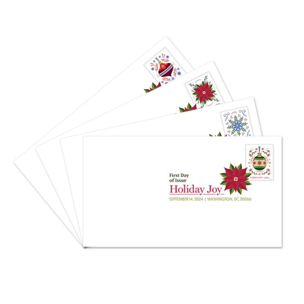 2024 Holiday Joy Forever First Class Postage Stamps