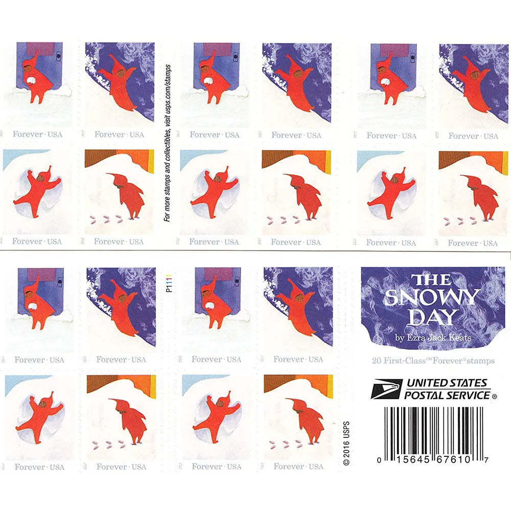 2017 Snowy Day Forever First Class Postage Stamps