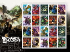 2024 Dungeons & Dragons Forever First Class Postage Stamps