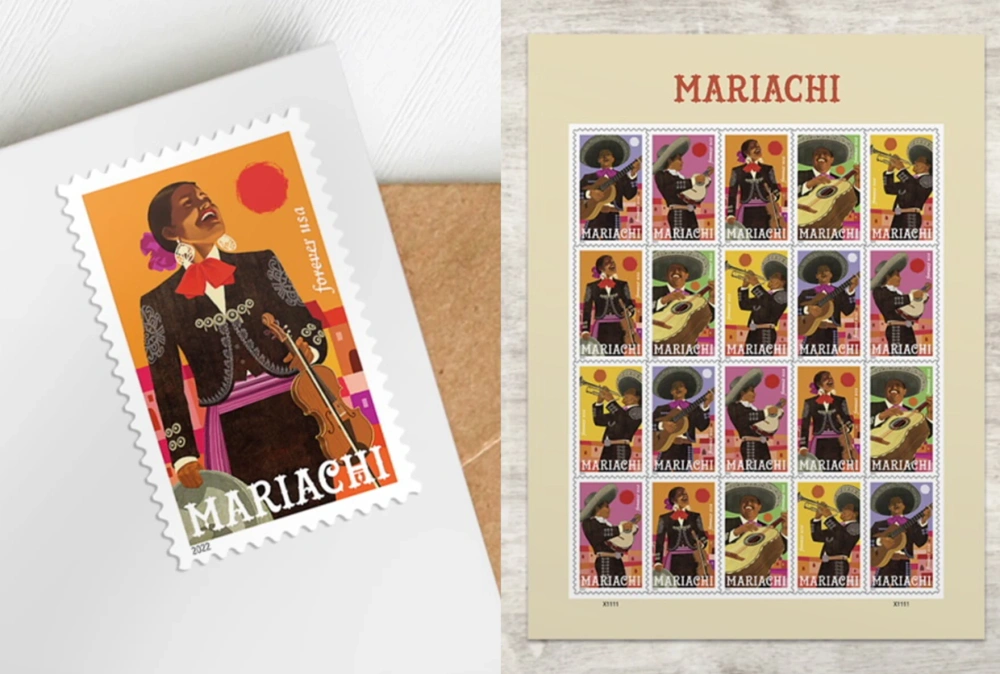 2022 Mariachi Forever First Class Postage Stamps