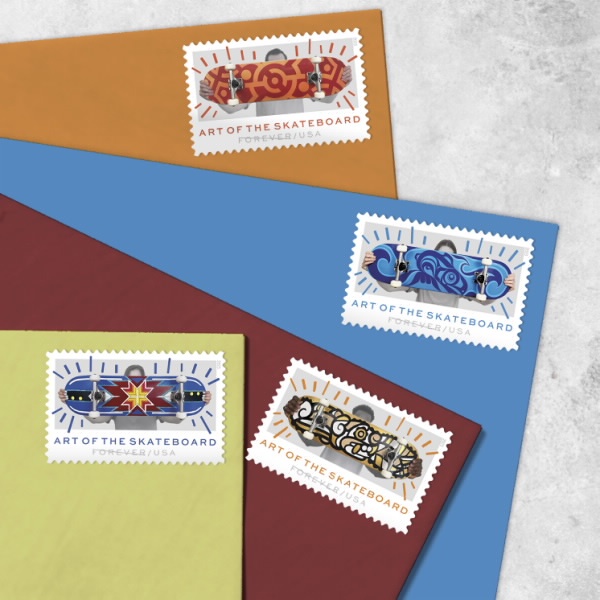 2023 Art of the Skateboard Forever First Class Postage Stamps