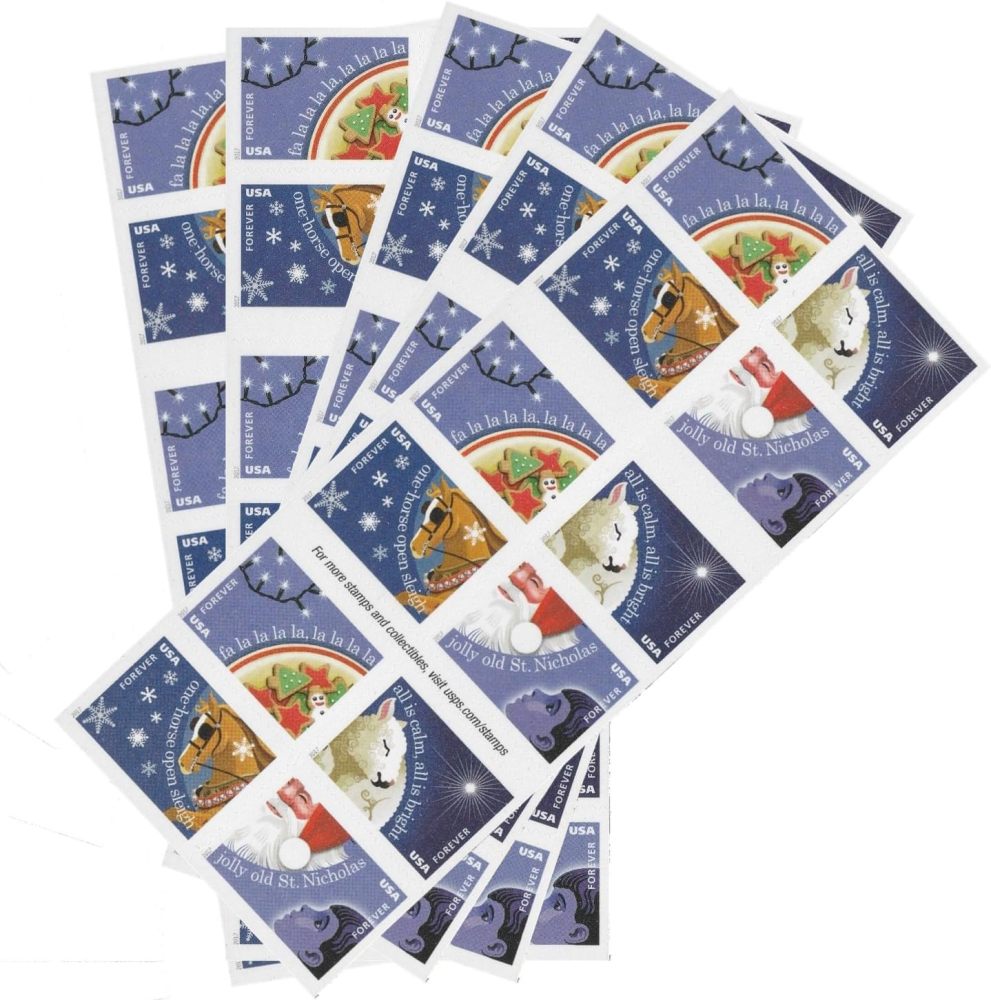 2017 Christmas Carols Forever First Class Postage Stamps