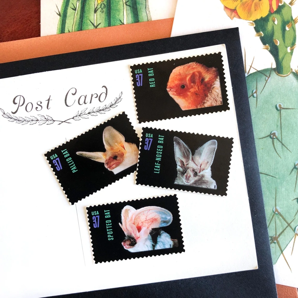 2002  Night Friends (American Bats) Forever First Class Postage Stamps