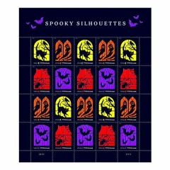 2019 Spooky Silhouettes Forever First Class Postage Stamps